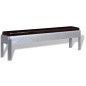 vidaXL Banco aviador de cuero genuino 160x32x45 cm vidaXL Banco aviador de cuero genuino 160x32x45 cm