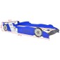 vidaXL Cama con forma de coche de carreras para niños azul 90x200 cm vidaXL Cama con forma de coche de carreras para niños azul 90x200 cm