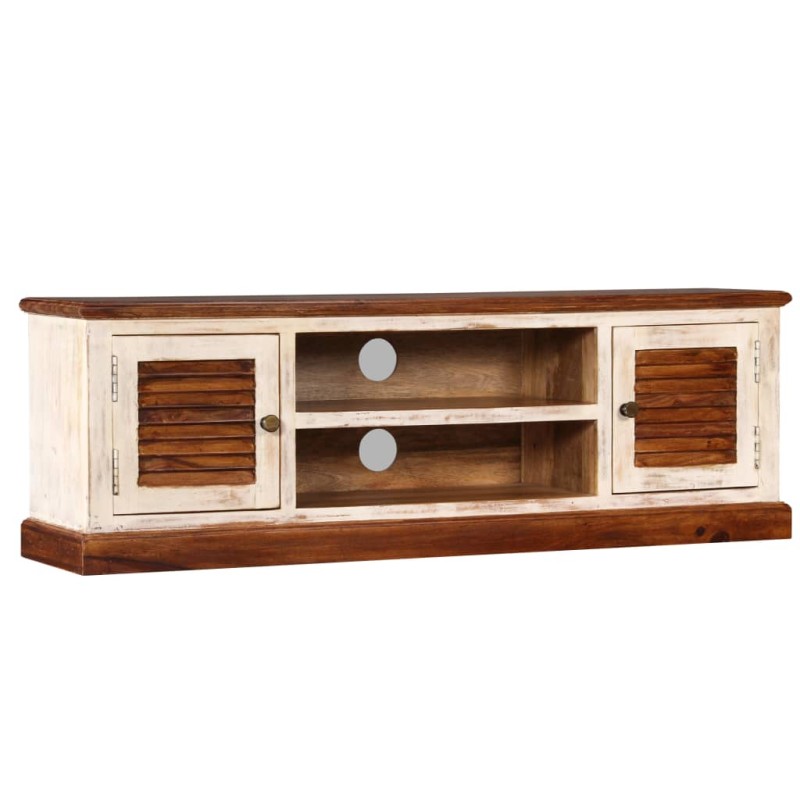 vidaXL Mueble para TV de madera maciza de mango 120x30x40 cm vidaXL Mueble para TV de madera maciza de mango 120x30x40 cm
