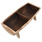 vidaXL Banco de almacenamiento madera maciza y tela 103x51x44 cm vidaXL Banco de almacenamiento madera maciza y tela 103x51x44 cm