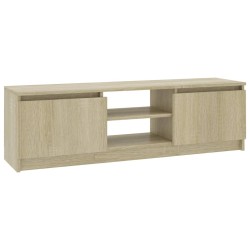 vidaXL Mueble de TV aglomerado color roble Sonoma 120x30x35,5 cm 