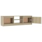 vidaXL Mueble de TV aglomerado color roble Sonoma 120x30x35,5 cm 