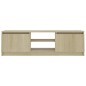 vidaXL Mueble de TV aglomerado color roble Sonoma 120x30x35,5 cm 