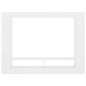 vidaXL Mueble para TV madera contrachapada blanco 152x22x113 cm vidaXL Mueble para TV madera contrachapada blanco 152x22x113 cm