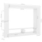 vidaXL Mueble para TV madera contrachapada blanco 152x22x113 cm vidaXL Mueble para TV madera contrachapada blanco 152x22x113 cm