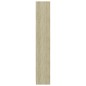 vidaXL Estantería 4 niveles contrachapada blanca y Sonoma 40x24x142 cm vidaXL Estantería 4 niveles contrachapada blanca y Sonoma 40x24x142 cm