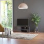 vidaXL Mueble TV madera contrachapada gris brillante 120x30x37 cm vidaXL Mueble TV madera contrachapada gris brillante 120x30x37 cm