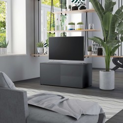 vidaXL Mueble para TV madera contrachapada gris 80x34x36 cm