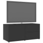vidaXL Mueble para TV madera contrachapada gris 80x34x36 cm vidaXL Mueble para TV madera contrachapada gris 80x34x36 cm