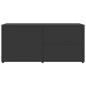 vidaXL Mueble para TV madera contrachapada gris 80x34x36 cm vidaXL Mueble para TV madera contrachapada gris 80x34x36 cm