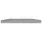 vidaXL Estante estantería 4uds contrachapada gris hormigón 40x20x1,5cm vidaXL Estante estantería 4uds contrachapada gris hormigón 40x20x1,5cm