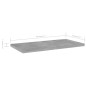 vidaXL Estante estantería 4uds contrachapada gris hormigón 40x20x1,5cm vidaXL Estante estantería 4uds contrachapada gris hormigón 40x20x1,5cm