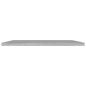 vidaXL Estante estantería 4uds contrachapada gris hormigón 40x40x1,5cm