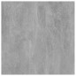 vidaXL Estante estantería 4uds contrachapada gris hormigón 40x40x1,5cm