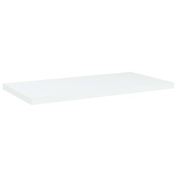 vidaXL Estantes de estantería 4 uds contrachapada blanco 40x20x1,5 cm