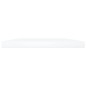 vidaXL Estantes de estantería 4 uds contrachapada blanco 40x20x1,5 cm