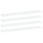 vidaXL Estantes para estantería 4 uds contrachapada blanco 60x10x1,5cm vidaXL Estantes para estantería 4 uds contrachapada blanco 60x10x1,5cm