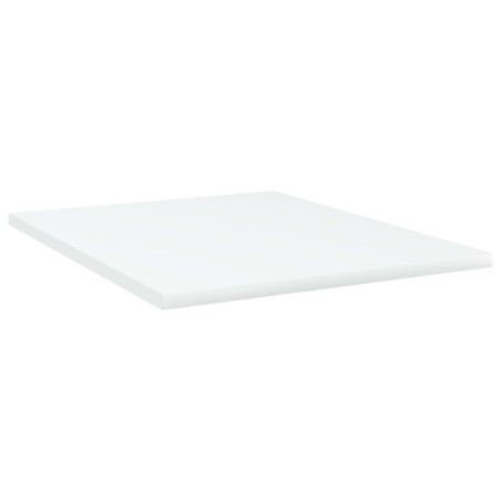 vidaXL Estantes para estantería 4 uds contrachapada blanco 40x50x1,5cm