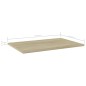 vidaXL Estante estantería 4 uds contrachapada roble Sonoma 60x40x1,5cm vidaXL Estante estantería 4 uds contrachapada roble Sonoma 60x40x1,5cm