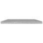 vidaXL Estante estantería 4uds contrachapada gris hormigón 60x30x1,5cm vidaXL Estante estantería 4uds contrachapada gris hormigón 60x30x1,5cm
