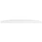 vidaXL Estante estantería 4uds contrachapada blanco brillo 60x20x1,5cm vidaXL Estante estantería 4uds contrachapada blanco brillo 60x20x1,5cm