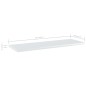 vidaXL Estante estantería 4uds contrachapada blanco brillo 60x20x1,5cm vidaXL Estante estantería 4uds contrachapada blanco brillo 60x20x1,5cm
