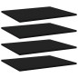 vidaXL Estantes para estantería 4 uds contrachapada negro 60x50x1,5 cm vidaXL Estantes para estantería 4 uds contrachapada negro 60x50x1,5 cm
