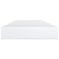 vidaXL Estante para estantería 4 uds madera blanco brillo 100x10x1,5cm vidaXL Estante para estantería 4 uds madera blanco brillo 100x10x1,5cm
