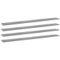 vidaXL Estante para estantería 4 uds madera gris hormigón 100x10x1,5cm vidaXL Estante para estantería 4 uds madera gris hormigón 100x10x1,5cm
