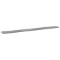 vidaXL Estante para estantería 4 uds madera gris hormigón 100x10x1,5cm vidaXL Estante para estantería 4 uds madera gris hormigón 100x10x1,5cm