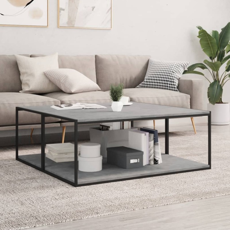 vidaXL Estante para estantería 4 uds madera gris hormigón 100x50x1,5cm vidaXL Estante para estantería 4 uds madera gris hormigón 100x50x1,5cm