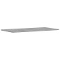vidaXL Estante para estantería 4 uds madera gris hormigón 100x50x1,5cm vidaXL Estante para estantería 4 uds madera gris hormigón 100x50x1,5cm