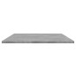 vidaXL Estante para estantería 4 uds madera gris hormigón 100x50x1,5cm vidaXL Estante para estantería 4 uds madera gris hormigón 100x50x1,5cm
