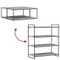 vidaXL Estante para estantería 4 uds madera gris hormigón 100x50x1,5cm vidaXL Estante para estantería 4 uds madera gris hormigón 100x50x1,5cm