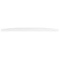 vidaXL Estante para estantería 4 uds madera blanco brillo 100x40x1,5cm