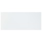 vidaXL Estante estantería 4uds contrachapada blanco brillo 80x30x1,5cm