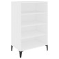 vidaXL Aparador de madera contrachapada blanco 57x35x90 cm