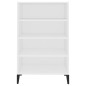 vidaXL Aparador de madera contrachapada blanco 57x35x90 cm