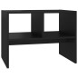 vidaXL Mesa auxiliar de madera contrachapada negro 60x40x45 cm