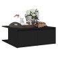 vidaXL Mesa de centro madera contrachapada negro 80x80x31 cm vidaXL Mesa de centro madera contrachapada negro 80x80x31 cm