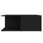 vidaXL Mesa de centro madera contrachapada negro 80x80x31 cm vidaXL Mesa de centro madera contrachapada negro 80x80x31 cm