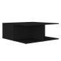 vidaXL Mesa de centro madera contrachapada negro 80x80x31 cm vidaXL Mesa de centro madera contrachapada negro 80x80x31 cm