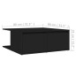 vidaXL Mesa de centro madera contrachapada negro 80x80x31 cm vidaXL Mesa de centro madera contrachapada negro 80x80x31 cm