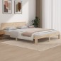 vidaXL Estructura de cama de madera maciza de pino 160x200 cm