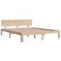 vidaXL Estructura de cama de madera maciza de pino 160x200 cm