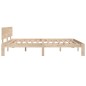 vidaXL Estructura de cama de madera maciza de pino 160x200 cm