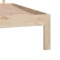 vidaXL Estructura de cama de madera maciza de pino 160x200 cm