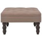 vidaXL Taburete marrón 60x60x36 cm poliéster vidaXL Taburete marrón 60x60x36 cm poliéster