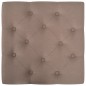vidaXL Taburete marrón 60x60x36 cm poliéster vidaXL Taburete marrón 60x60x36 cm poliéster