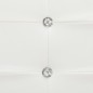 vidaXL Estructura de cama de cuero sintético blanco 160x200 cm vidaXL Estructura de cama de cuero sintético blanco 160x200 cm